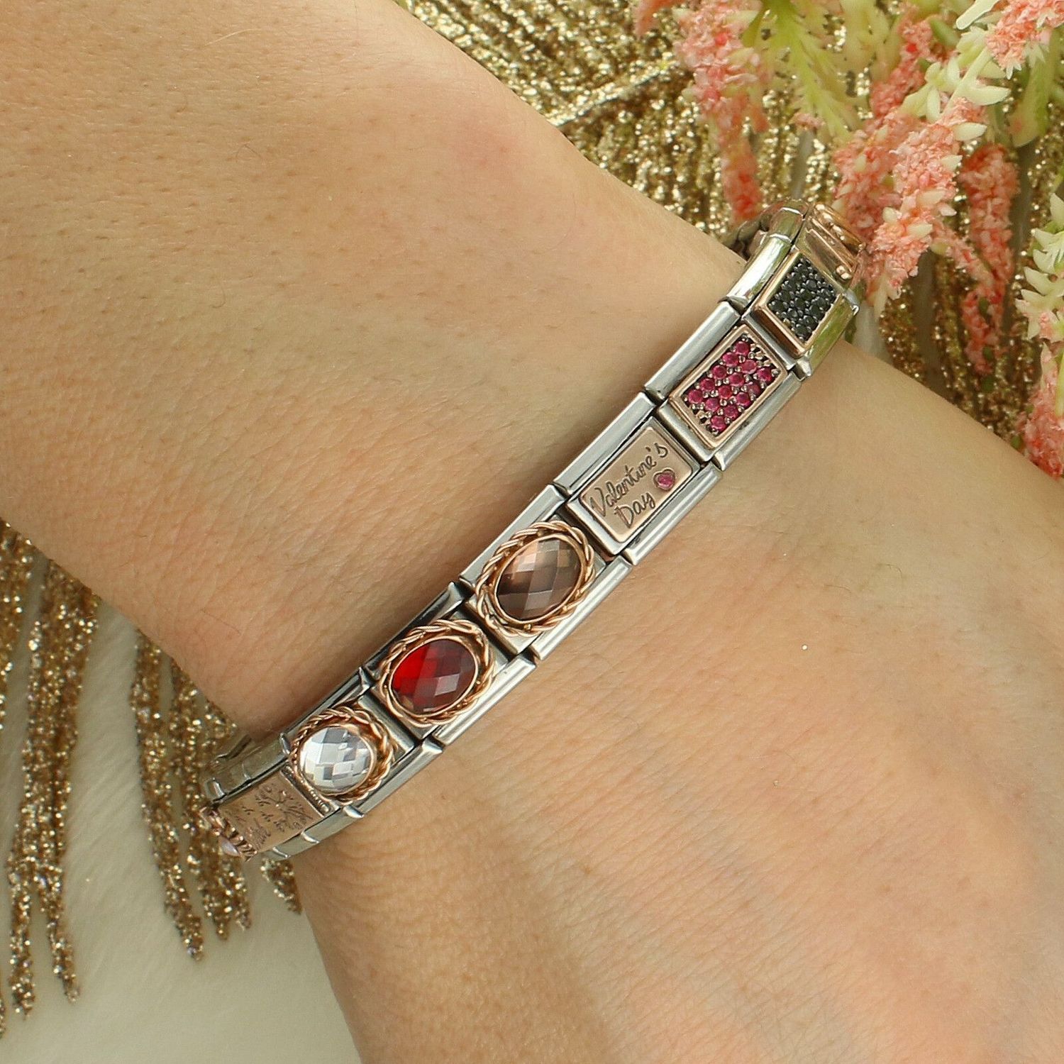 Nomination Link 9K zawieszka różowe złoto 'Biała Cyrkonia' 430603 010 Zawieszki Nomination ✓ Wyjątkowy prezent ✓ Nomination ✓ Bransoletka Nomination ✓ Bransoletka ze stali ✓ Gwarancja najni�.jpg